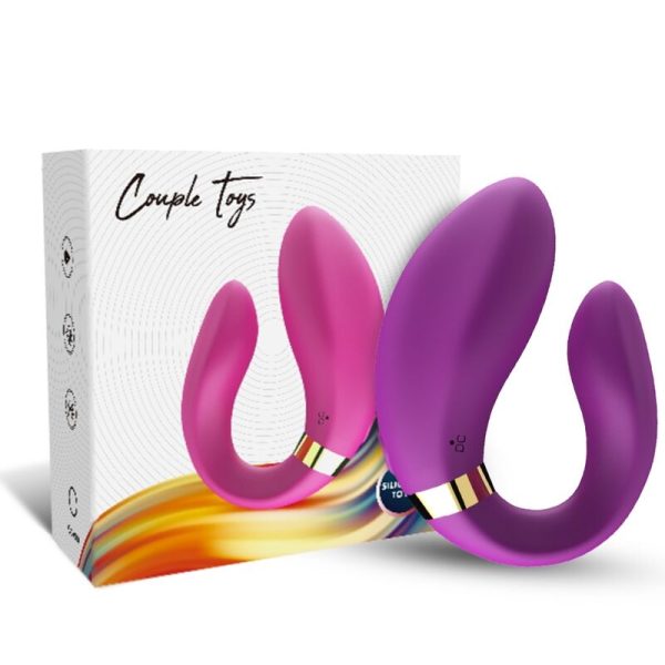 ARMONY - VIBRADOR CRESCENTE PARA CASAIS COM CONTROLE REMOTO ROXO - Imagen 4