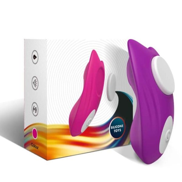 ARMONY - CALÇA VIBRADORA BUTTERFLY WEARABLE CONTROLE REMOTO ROXO - Imagen 5