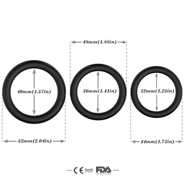 ARMONY - ANEL TRIPLO DE SILICONE LUMINOSO - Imagen 4
