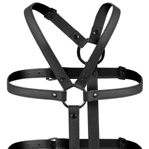 FETISH SUBMISSIVE BONDAGE - ARNÊS AJUSTÁVEL TORSO E BRAÇOS - Imagen 4