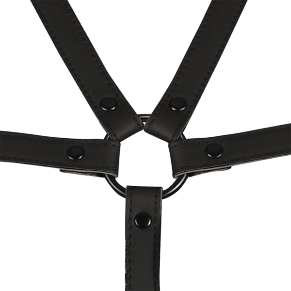 FETISH SUBMISSIVE BONDAGE - ARNÊS AJUSTÁVEL TORSO E BRAÇOS - Imagen 6
