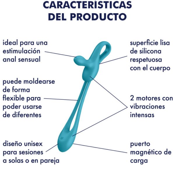 SATISFYER - PLUG & PLAY 1 MULTIVIBRADOR FLEXÍVEL - Imagen 5