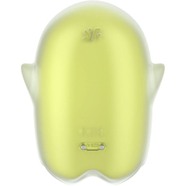 SATISFYER - GLOWING GHOST AIR PULSE & VIBRADOR AMARELO - Imagen 3