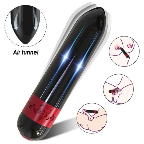 ARMONY - ROCKET VIBRADOR BALA CONTROLE REMOTO PRETO - Imagen 4