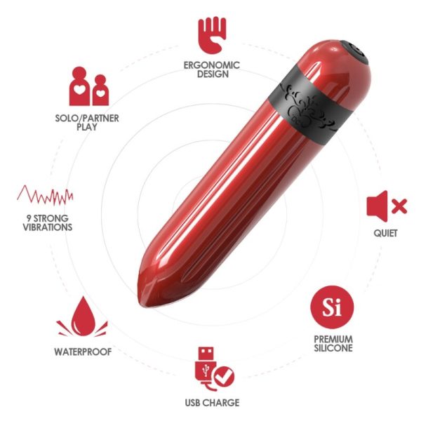 ARMONY - FOGUETE VIBRADOR BALA CONTROLE REMOTO FÚCSIA - Imagen 3