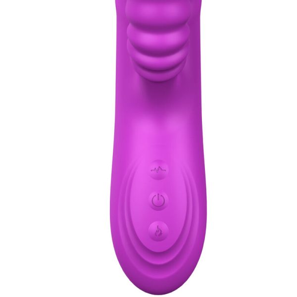 ARMONY - VIBRADOR MULTIFUNO ANGELIA COM LÃNGUA ESTIMULANTE EFEITO CALOR VIOLETA - Imagen 8