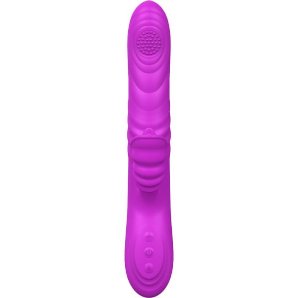 ARMONY - VIBRADOR MULTIFUNO ANGELIA COM LÃNGUA ESTIMULANTE EFEITO CALOR VIOLETA - Imagen 5