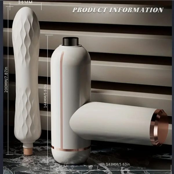ARMONY - MQUINA FKING VIBRADOR AJUSTVEL E AUTOMTICO BRANCO - Imagen 7