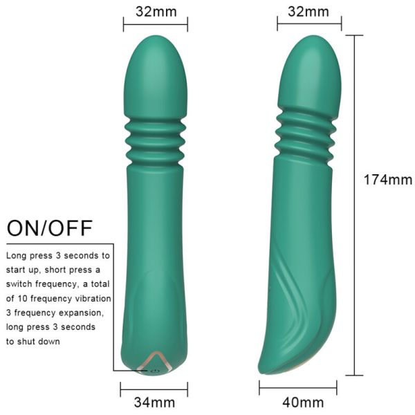 ARMONY - VIBRADOR E IMPULSO DE PONTO G VERDE - Imagen 2
