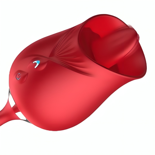 ARMONY - VIBRADOR DE FLOR DELIGHT E BUMPING COM LÃNGUA VERMELHA - Imagen 3
