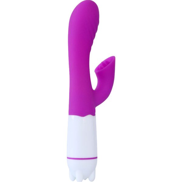 ARMONY - VIBRADOR E ESTIMULADOR HAPPY COM LÃNGUA RECARREGÃVEL VIOLETA - Imagen 2