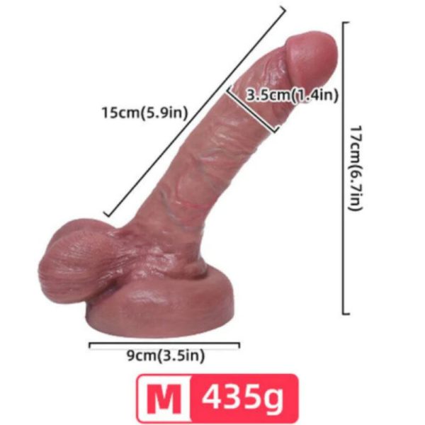 ARMONY - DILDO SILICONE LÃQUIDO REALÃSTICO 15 CM - Imagen 2