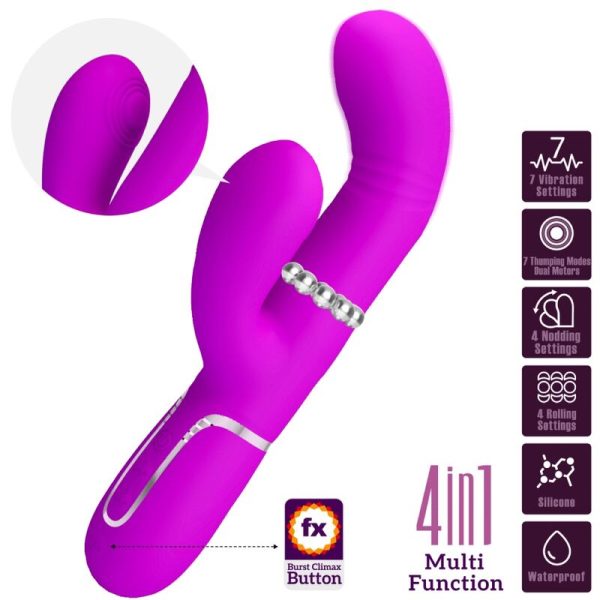PRETTY LOVE - VIBRADOR MULTIFUNÇÃO G-SPOT FÚCSIA - Imagen 3