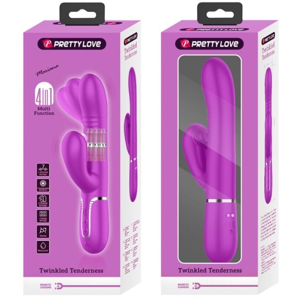 PRETTY LOVE - VIBRADOR MULTIFUNÇÃO G-SPOT FÚCSIA - Imagen 4
