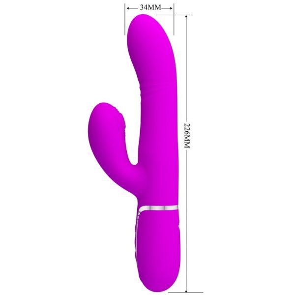 PRETTY LOVE - VIBRADOR MULTIFUNÇÃO G-SPOT FÚCSIA - Imagen 2