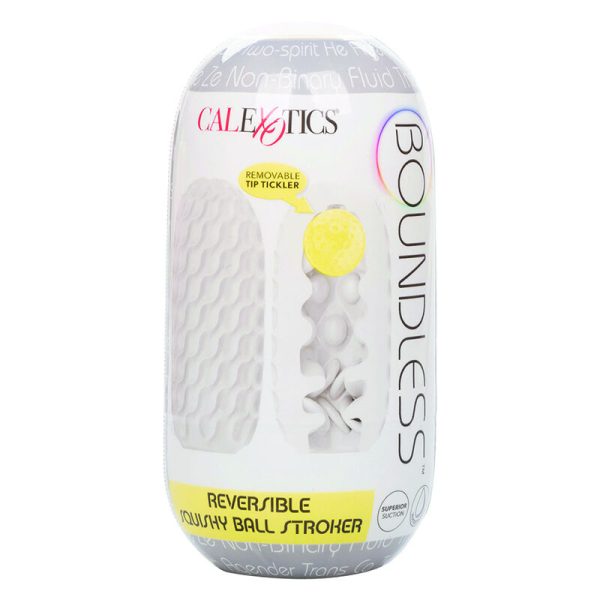 CALIFORNIA EXOTICS - BOUNDLESS REVERSÍVEL SQUISHY BALL STROKE CINZA - Imagen 2