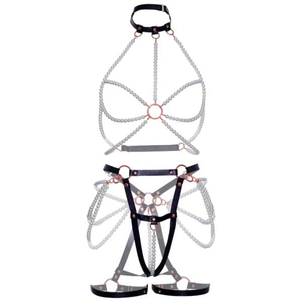 LEG AVENUE - SUTI ARNÊ E PEARL GARTER - Imagen 7