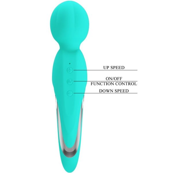 PRETTY LOVE - VARINHA VIBRADORA WALTER AQUA VERDE - Imagen 6