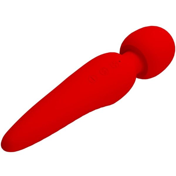 PRETTY LOVE - MAREDITH MASSAGER 12 MODOS DE VIBRAO VERMELHO - Imagen 2