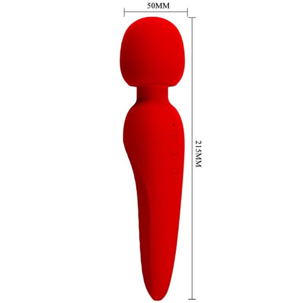 PRETTY LOVE - MAREDITH MASSAGER 12 MODOS DE VIBRAO VERMELHO - Imagen 6