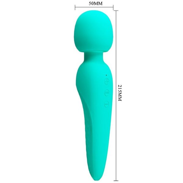 PRETTY LOVE - MAREDITH MASSAGER 12 MODOS DE VIBRAO AQUA GREEN - Imagen 6