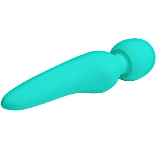 PRETTY LOVE - MAREDITH MASSAGER 12 MODOS DE VIBRAO AQUA GREEN - Imagen 4