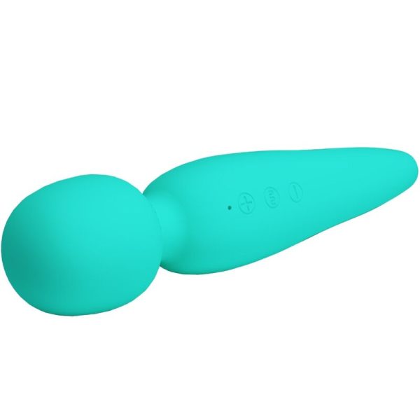 PRETTY LOVE - MAREDITH MASSAGER 12 MODOS DE VIBRAO AQUA GREEN - Imagen 3