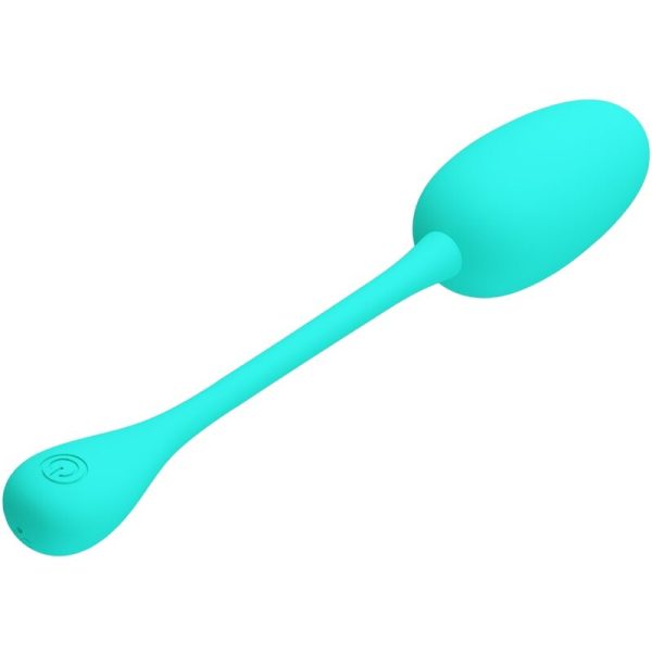 PRETTY LOVE - OVO VIBRATÓRIO RECARREGVEL KNUCKER WATER GREEN - Imagen 2