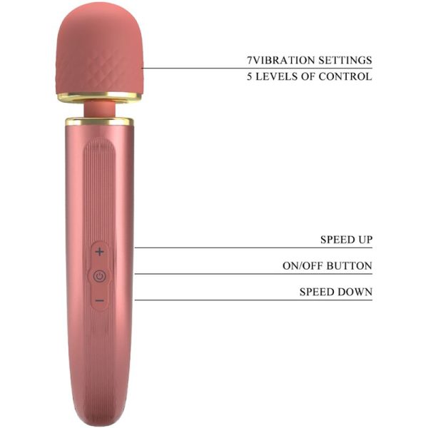 PRETTY LOVE - MASSAGER 7 MODOS DE VIBRAO ROSA - Imagen 8