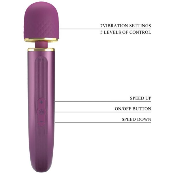 PRETTY LOVE - MASSAGER 7 MODOS DE VIBRAO ROXO - Imagen 8
