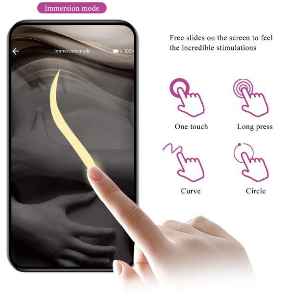 PRETTY LOVE - CATALINA VIBRADOR APP CONTROLE REMOTO ROXO - Imagen 19