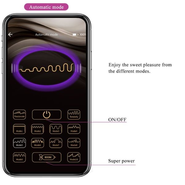PRETTY LOVE - ELVIRA KEGEL BALLS APP CONTROLE REMOTO ROXO - Imagen 13