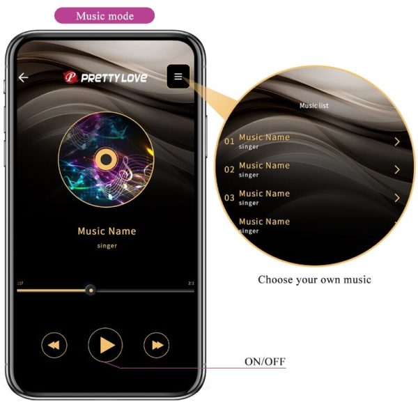 PRETTY LOVE - ELVIRA KEGEL BALLS APP CONTROLE REMOTO ROXO - Imagen 16