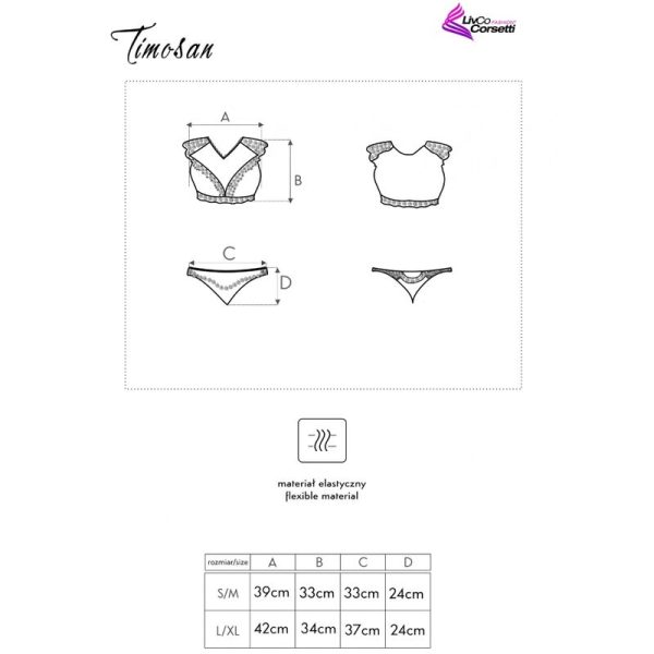 LIVCO CORSETTI FASHION - TIMOSAN LC 90631 BRA + CALA - Imagen 5