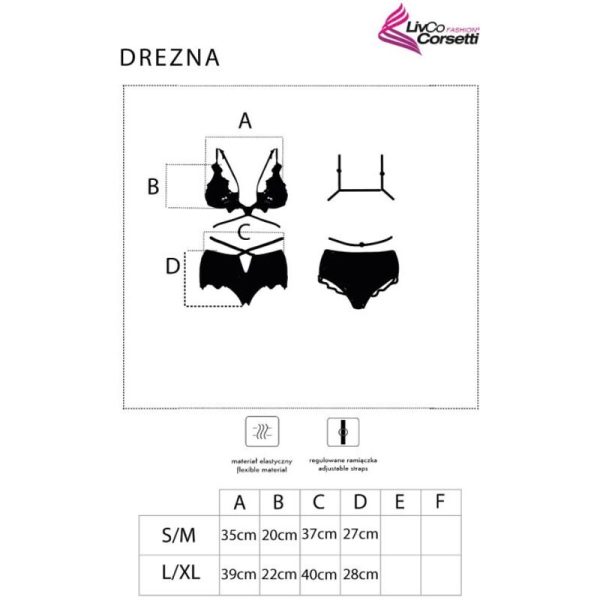 LIVCO CORSETTI FASHION - DREZNA LC 90733 BRA + CALA - Imagen 5