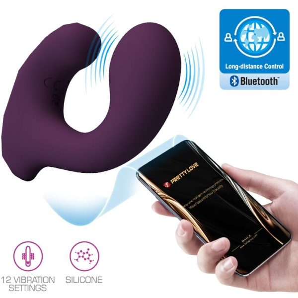 PRETTY LOVE - CONTROLE REMOTO BILLY VIBRATION ROXO - APLICATIVO GRÁTIS - Imagen 6