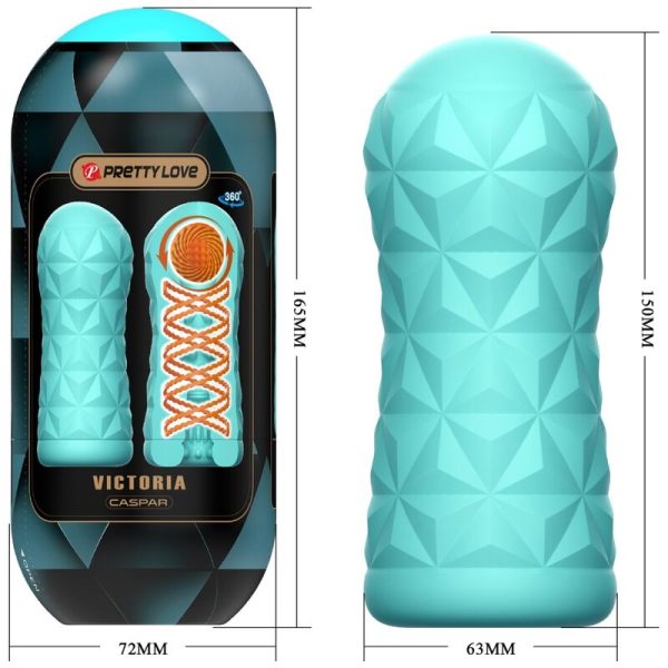 PRETTY LOVE - MASTURBADOR VICTORIA CASPAR AQUA VERDE - Imagen 4