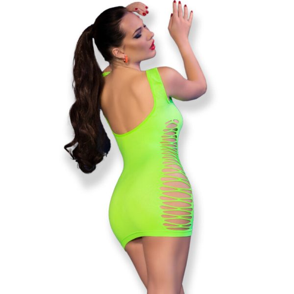 CHILIROSE - VESTIDO CR 4618 VERDE S/M - Imagen 2