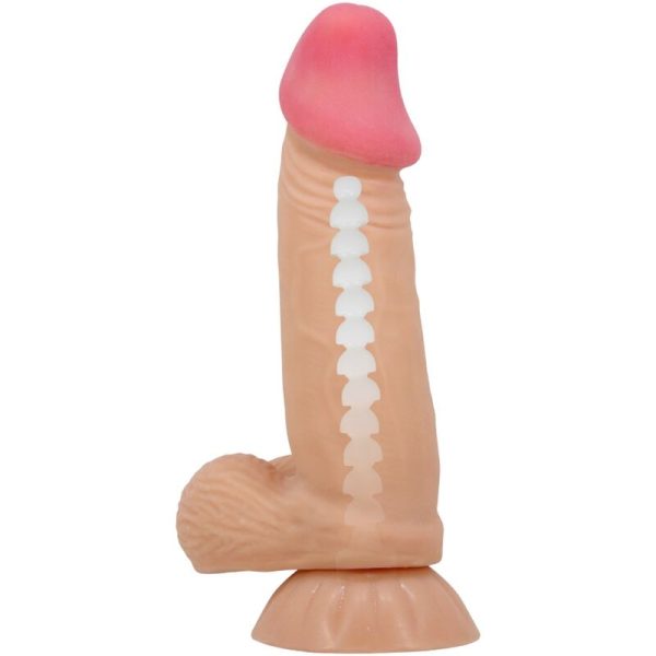 PRETTY LOVE - SÉRIE SLIDING SKIN DILDO REALÍSTICO COM VENTOSA DESLIZANTE PELE 19,4 CM - Imagen 5