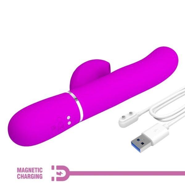 PRETTY LOVE - PERLITA MULTIFUNO 3 EM 1 VIBRADOR G-SPOT VIOLETA - Imagen 9