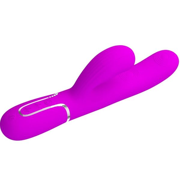 PRETTY LOVE - PERLITA MULTIFUNO 3 EM 1 VIBRADOR G-SPOT VIOLETA - Imagen 3