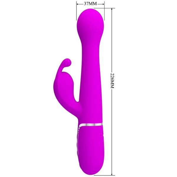 PRETTY LOVE - VIBRADOR DEJON COELHO 3 EM 1 MULTIFUNO VIOLETA - Imagen 7