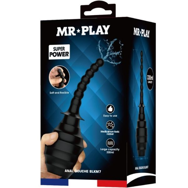 MR PLAY - PLUGUE ANAL DE CONTROLE REMOTO VIBRADOR PODEROSO PRETO - Imagen 7
