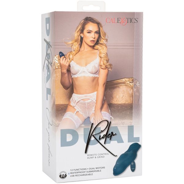 CALIFORNIA EXOTICS - RIDER MASSAGER DUPLO MOTOR CONTROLE REMOTO AZUL - Imagen 18