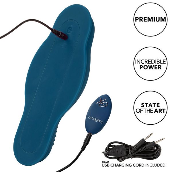 CALIFORNIA EXOTICS - RIDER MASSAGER DUPLO MOTOR CONTROLE REMOTO AZUL - Imagen 13