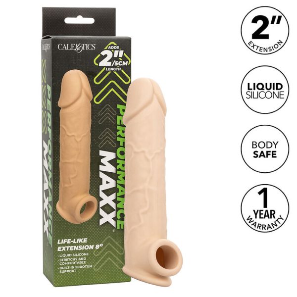 CALIFORNIA EXOTICS - PERFORMANCE MAXX LIFE-LIKE EXTENSION 8 PELE CLARA - Imagen 2