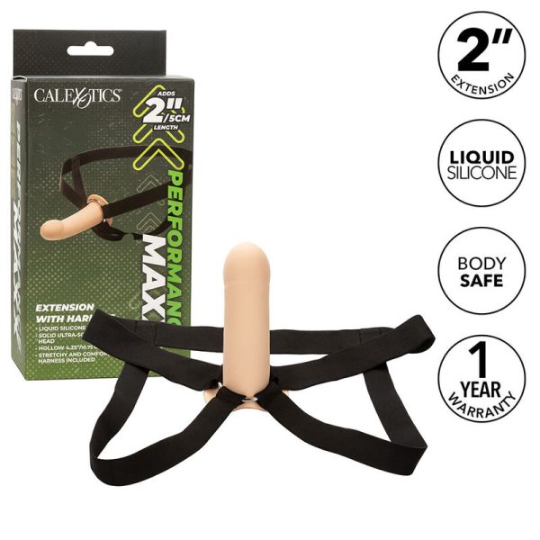 CALIFORNIA EXOTICS - EXTENSO PERFORMANCE MAXX COM ARNÊS PELE LEVE - Imagen 2