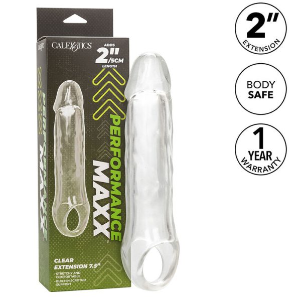 CALIFORNIA EXOTICS - PERFORMANCE MAXX CLEAR EXTENSION 7,5 TRANSPARENTE - Imagen 2