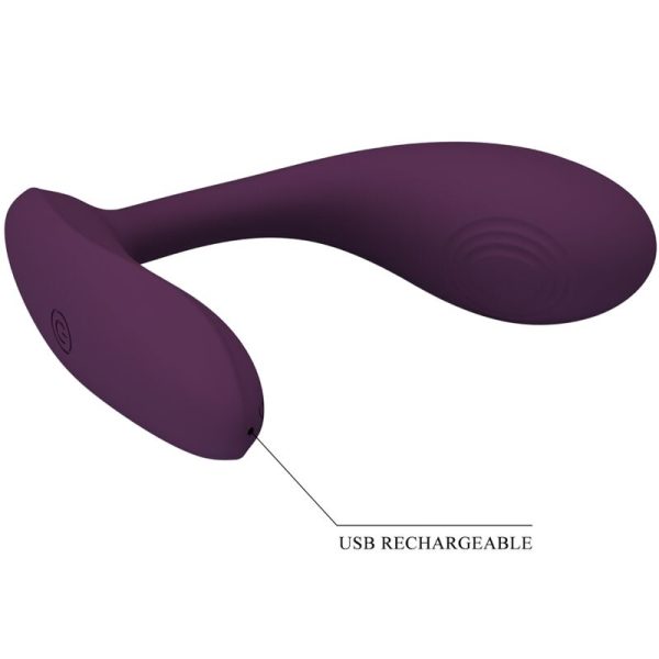 PRETTY LOVE - BAIRD G-SPOT 12 VIBRAÇÕES RECARREGÁVEL LILA APP - Imagen 5