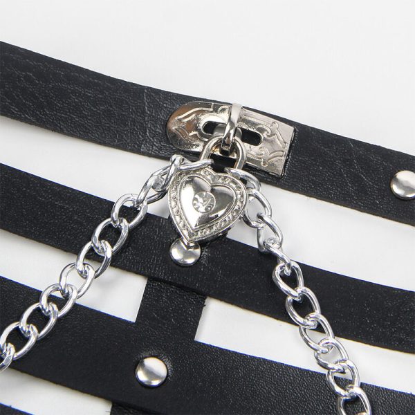 SUBBLIME - ARNÊS CORSET COM CORRENTE DETALHE TAMANHO ÚNICO - Imagen 8
